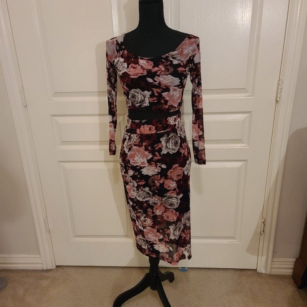 Charlotte Russe Bodycon Two Piece Set